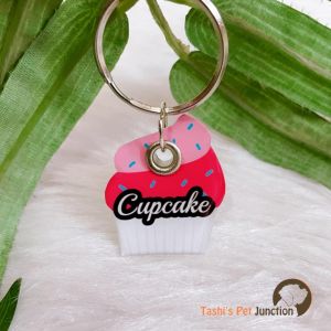Cupcake Series 4 - Resin Personalized/Customized Name ID Tags for Dogs and Cats with Name and Contact Details