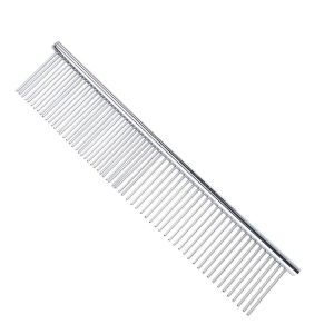 Stainless Steel Long Comb Grooming Tool for Pets