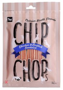 Chip Chops Chicken and Codfish Sandwich, 70 gms - Dog Treat