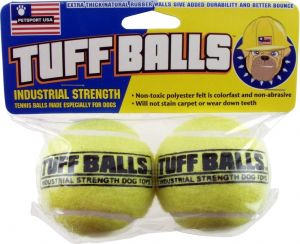 Petsport USA Tuff Ball Dog Toy - 2 Piece