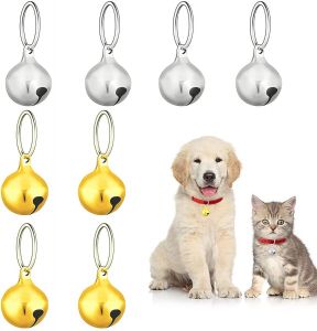 Collar Bells for Dogs, Puppies, Kittens and Cats (Pack of 2)