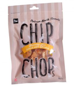 Chip Chops Banana Chip Twined with Chicken, 70 gms - Dog Treat