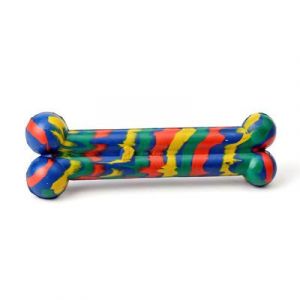 Solid Rubber Bone Dog Toy 