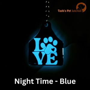 Personalized Pet Keychain | Custom Cat Keychain | Resin Acrylic Dog Keychain | Dog Memorial Gift | Radiant Glow In The Dark Keychain | Luminous Radium Pet Parent Charm | Glow Pet Lover Keychain | Pet Glow Love Charm - Eternal Paw Love Glow Keyring