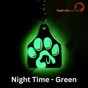 Personalized Pet Keychain | Custom Cat Keychain | Resin Acrylic Dog Keychain | Dog Memorial Gift | Radiant Glow In The Dark Keychain | Luminous Radium Pet Parent Charm | Glow Pet Lover Keychain | Night Light Paw Keychain - Paw Glow Silhouette Keychain