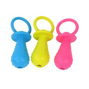 Rubber Pacifier PRC Tug - Chew Toy for Dog and Cats