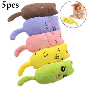 Plush Chewing Teeth Grinding Catnip Funny Interactive Toys for Kittens and Cats (! PC)