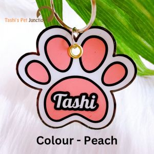 Personalized/Customized Name ID Tags | Cute Resin Dog Tags | Unique Dog ID Tags | Personalized Cat ID Tags | Engraved Dog ID Tags | Dog Collar Tags | Gift Ideas for a Dog Cat Parent - Paw 1