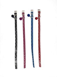 Designer Collar with Bell for Puppy, Kitten, Dog and Cat - Style 1