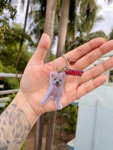 Personalized Custom Pet Photo Resin Keychain