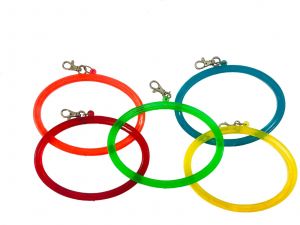 Hanging Swing Bird Toys for for Parrots, African Greys, Budgies, Cockatiels, Parakeets, Lovebirds