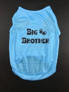 Cotton T-Shirt for Dogs and Cats - Big Brother (Pet Clothing)