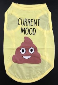 Cotton T-Shirt for Dogs and Cats - Current Mood (Pet Clothing)