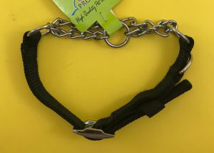 Canine Choke Collar for Dogs, Black - Small