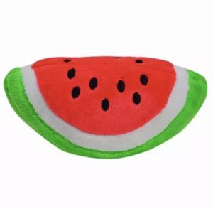 Plush Squeaky Chew Interactive Pet Toys For Your Pups, Dogs, Kittens and Cats - Watermelon Slice