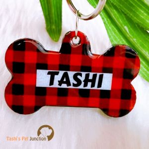 Personalized/Customized Name ID Tags | Seasonal Holiday Tags | Cute Resin Dog Tags | Unique Dog ID Tags | Personalized Cat ID Tags | Engraved Dog ID Tags | Dog Collar Tags | Gift Ideas for a Dog Cat Parent - Christmas Theme 4