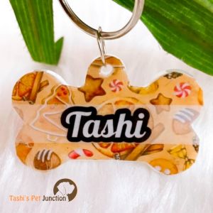 Personalized/Customized Name ID Tags | Seasonal Holiday Tags | Cute Resin Dog Tags | Unique Dog ID Tags | Personalized Cat ID Tags | Engraved Dog ID Tags | Dog Collar Tags | Gift Ideas for a Dog Cat Parent - Christmas Theme 10