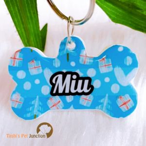 Personalized/Customized Name ID Tags | Seasonal Holiday Tags | Cute Resin Dog Tags | Unique Dog ID Tags | Personalized Cat ID Tags | Engraved Dog ID Tags | Dog Collar Tags | Gift Ideas for a Dog Cat Parent - Christmas Theme 11