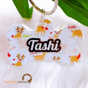 Personalized/Customized Name ID Tags | Seasonal Holiday Tags | Cute Resin Dog Tags | Unique Dog ID Tags | Personalized Cat ID Tags | Engraved Dog ID Tags | Dog Collar Tags | Gift Ideas for a Dog Cat Parent - Christmas Theme 17