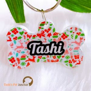  Personalized/Customized Name ID Tags | Seasonal Holiday Tags | Cute Resin Dog Tags | Unique Dog ID Tags | Personalized Cat ID Tags | Engraved Dog ID Tags | Dog Collar Tags | Gift Ideas for a Dog Cat Parent - Christmas Theme 19