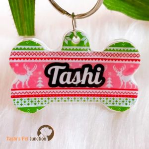 Personalized/Customized Name ID Tags | Seasonal Holiday Tags | Cute Resin Dog Tags | Unique Dog ID Tags | Personalized Cat ID Tags | Engraved Dog ID Tags | Dog Collar Tags | Gift Ideas for a Dog Cat Parent - Christmas Theme 22