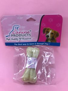 Canine Rawhide Pressed Chew Dog Bone - 3 inch, 1 Piece
