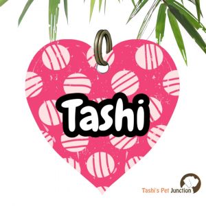 Customized Engraved Pet Name Collar Tags | Unique Cute Resin Dog ID Tags | Personalized Cat ID Tags | Heart Shaped Tags | Playful Heart Stripe & Ball Heart of Play Pet ID | Blush Ball Candy Pop Pink Twirl Soft Bounce WhimsiPaw Heart ID - Pink Bouncy Love