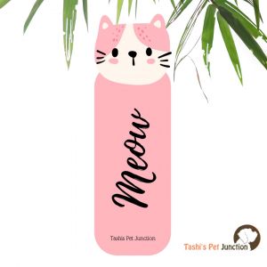 Customized Pet Quote Bookmarks | Unique Cute Handmade Resin Personalized Book Accessories | Gift for Dog Cat Mom Dad, Kids, Students, Book Reader Lover | Purr & Woof Paws & Whiskers Cute Cat Head Woofmark | Books & Woofs Purr & Woof Book - Pink Meow Kitty