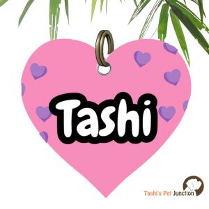 Customized Engraved Pet Name Collar Tags | Unique Cute Resin Dog ID Tags | Personalized Cat ID Tags | Heart Shaped Tags | Heart Pop Purple Love Pawfectly Pink Sweet Hearts ID | Heart Glow Blushing Hearts Love Sprinkle Pet ID - Pinky Purple Love