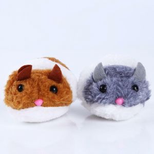 Shaking/Moving Rat Plush Pull Ring Forward Cat Toy