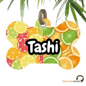 Customized Engraved Pet Name Collar Tags | Unique Cute Resin Dog ID Tags | Personalized Cat ID Tags | Summer Collection Fruit Theme | Tropical Tango Citrus Splash ID | Zesty Paws Lime Love Juicy Jungle ID | Summer Squeeze Pet ID - Sweet Lime Burst
