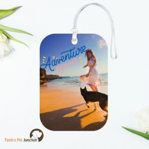  Personalized Resin Luggage Tag Keychain | Custom Luggage Bag Tag for Pet Lover | Carryon Luggage Tag | Sunny Beach Companion Tag | Seaside Playtime Luggage Tag | Waves & Paws Travel Tag | Adventure Awaits Travel Tag - Coastal Adventure Luggage Tag