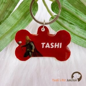 Thor Series 3 - Resin Personalized/Customized Name ID Tags for Dogs and Cats with Name and Contact Details